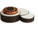 Montecito White / Bronze Platter, Set of 3